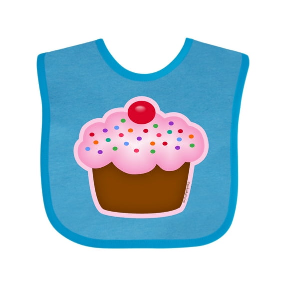 Inktastic Cupcake Girls Baby Bib