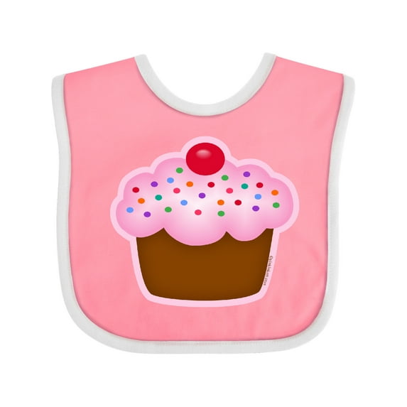 Inktastic Cupcake Girls Baby Bib
