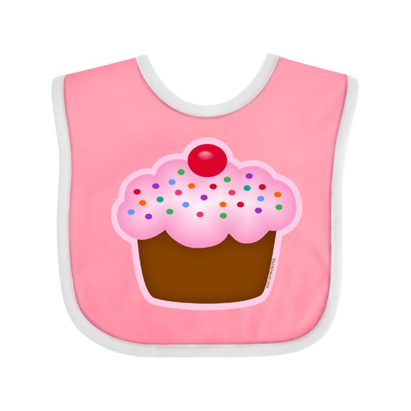 Inktastic Cupcake Girls Baby Bib