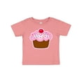 thumbnail image 1 of Inktastic Cupcake Girls Baby T-Shirt, 1 of 5