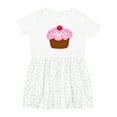 thumbnail image 1 of Inktastic Cupcake Girls Toddler Dress, 1 of 5