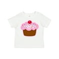 thumbnail image 1 of Inktastic Cupcake Girls Toddler T-Shirt, 1 of 5