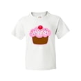 thumbnail image 1 of Inktastic Cupcake Youth T-Shirt, 1 of 5