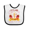 thumbnail image 1 of Inktastic Cupcakes and Confetti 1st Birthday Boys or Girls Baby Bib, 1 of 4