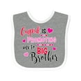 thumbnail image 1 of Inktastic Cupid is Promoting Me to Big Brother Boys Baby Bib, 1 of 4