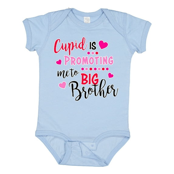 Inktastic Cupid is Promoting Me to Big Brother Boys Baby Bodysuit