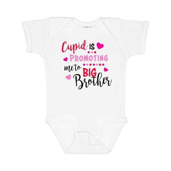 Inktastic Cupid is Promoting Me to Big Brother Boys Baby Bodysuit