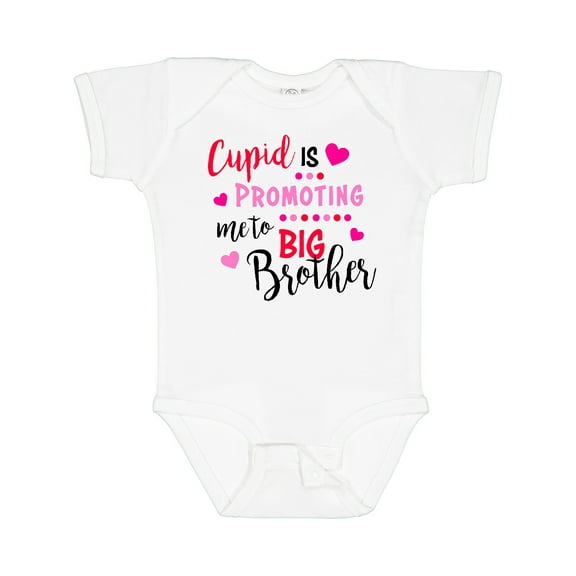 Inktastic Cupid is Promoting Me to Big Brother Boys Baby Bodysuit