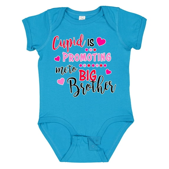Inktastic Cupid is Promoting Me to Big Brother Boys Baby Bodysuit
