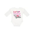 thumbnail image 1 of Inktastic Cupid is Promoting Me to Big Brother Boys Long Sleeve Baby Bodysuit, 1 of 5
