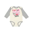 thumbnail image 1 of Inktastic Cupid is Promoting Me to Big Sister Girls Long Sleeve Baby Bodysuit, 1 of 5