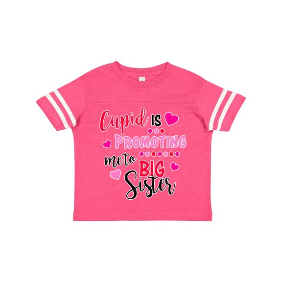Inktastic Cupid is Promoting Me to Big Sister Girls Toddler T-Shirt