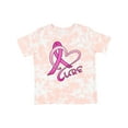 thumbnail image 1 of Inktastic Cure Breast Cancer Awareness Pink Ribbon Boys or Girls Toddler T-Shirt, 1 of 5