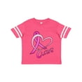 thumbnail image 1 of Inktastic Cure Breast Cancer Awareness Pink Ribbon Boys or Girls Toddler T-Shirt, 1 of 5