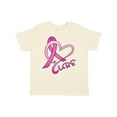thumbnail image 1 of Inktastic Cure Breast Cancer Awareness Pink Ribbon Boys or Girls Toddler T-Shirt, 1 of 5