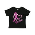 thumbnail image 1 of Inktastic Cure- Breast Cancer Awareness pink ribbon Boys or Girls Toddler T-Shirt, 1 of 5