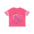 thumbnail image 1 of Inktastic Cure- Breast Cancer Awareness pink ribbon Boys or Girls Toddler T-Shirt, 1 of 5