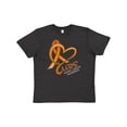 thumbnail image 1 of Inktastic Cure- Kidney Cancer Awareness orange ribbon Youth T-Shirt, 1 of 5