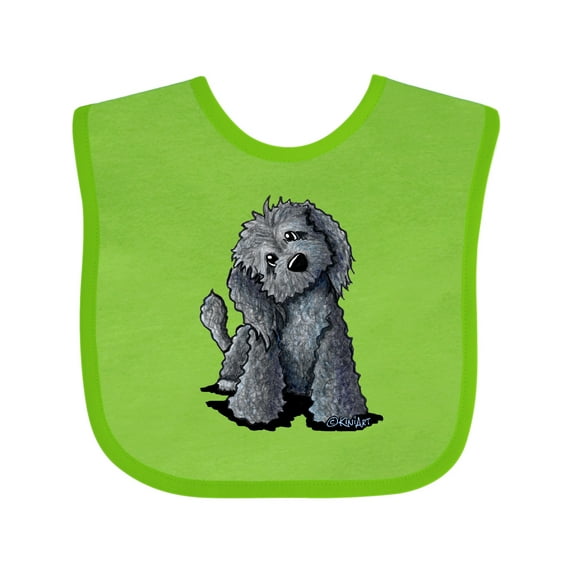 Inktastic Curious Black Doodle Boys or Girls Baby Bib