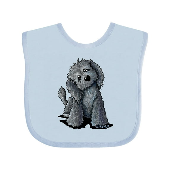 Inktastic Curious Black Doodle Boys or Girls Baby Bib