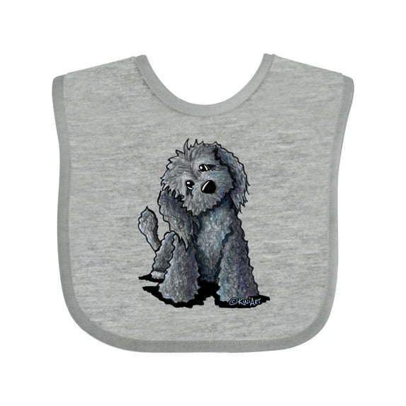 Inktastic Curious Black Doodle Boys or Girls Baby Bib