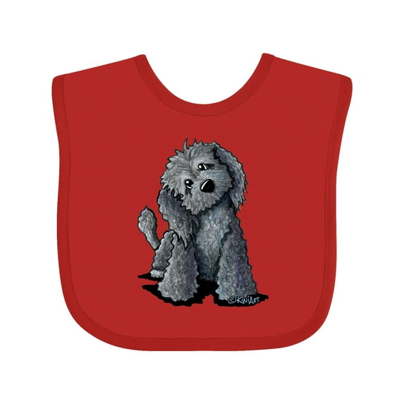 Inktastic Curious Black Doodle Boys or Girls Baby Bib