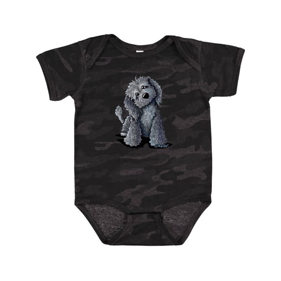 Inktastic Curious Black Doodle Boys or Girls Baby Bodysuit