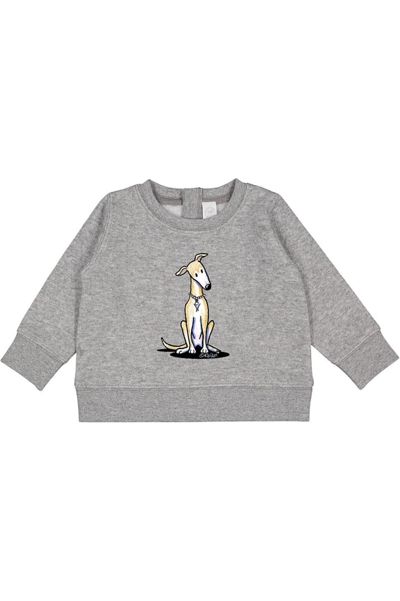 Curious Greyhound Baby Sweatshirt