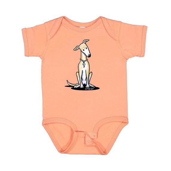 Inktastic Curious Greyhound Boys or Girls Baby Bodysuit