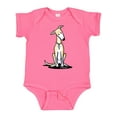 thumbnail image 1 of Inktastic Curious Greyhound Boys or Girls Baby Bodysuit, 1 of 5