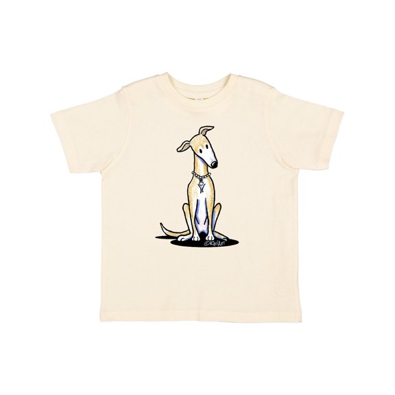 Inktastic Curious Greyhound Boys or Girls Toddler T-Shirt