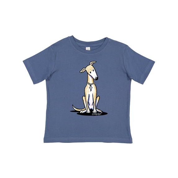 Inktastic Curious Greyhound Boys or Girls Toddler T-Shirt