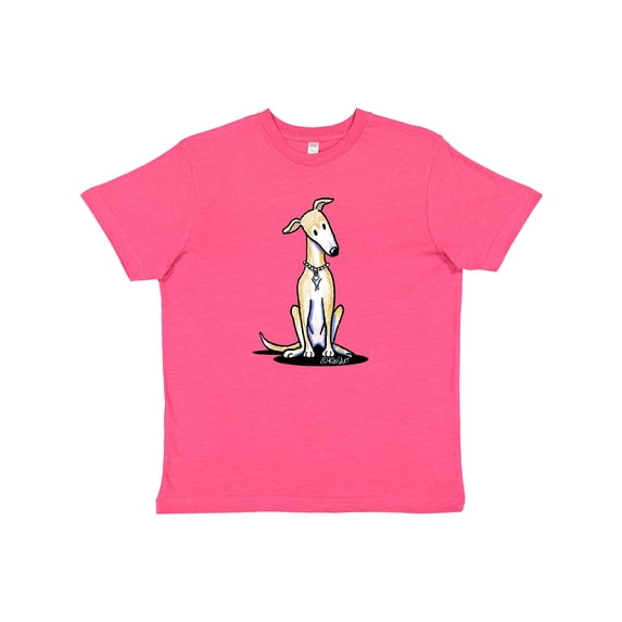 Inktastic Curious Greyhound Youth T-Shirt
