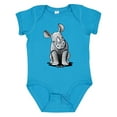 thumbnail image 1 of Inktastic Curious Rhinos Boys or Girls Baby Bodysuit, 1 of 5