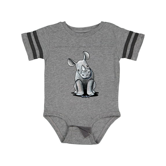 Inktastic Curious Rhinos Boys or Girls Baby Bodysuit