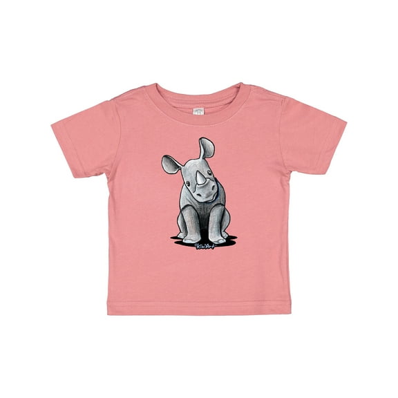 Inktastic Curious Rhinos Boys or Girls Baby T-Shirt