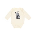 thumbnail image 1 of Inktastic Curious Rhinos Boys or Girls Long Sleeve Baby Bodysuit, 1 of 5