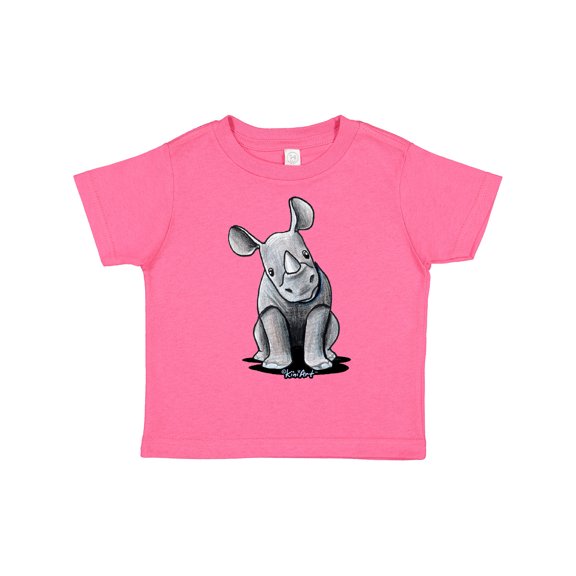 Inktastic Curious Rhinos Boys or Girls Toddler T-Shirt