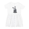 thumbnail image 1 of Inktastic Curious Rhinos Girls Toddler Dress, 1 of 5