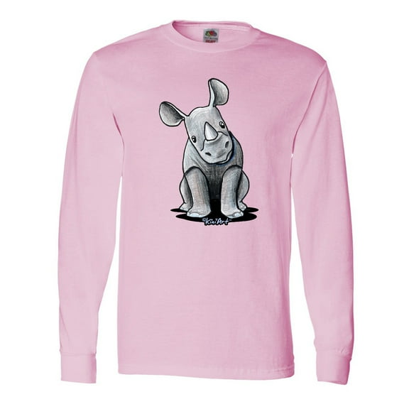 Inktastic Curious Rhinos Long Sleeve T-Shirt