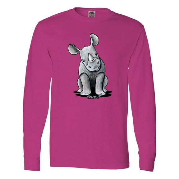 Inktastic Curious Rhinos Long Sleeve T-Shirt