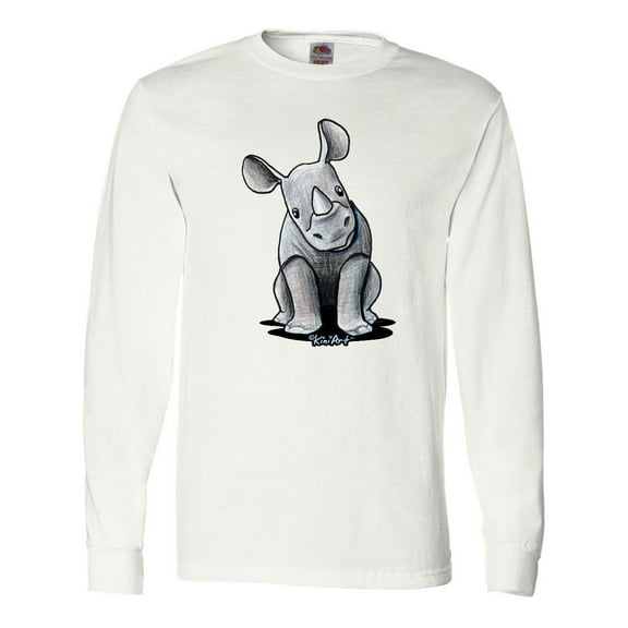 Inktastic Curious Rhinos Long Sleeve T-Shirt