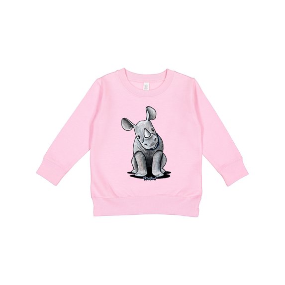 Inktastic Curious Rhinos Toddler Sweatshirt