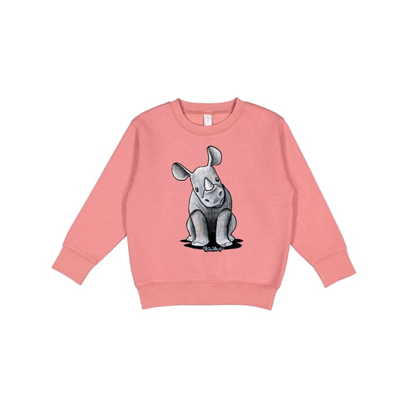 Inktastic Curious Rhinos Toddler Sweatshirt