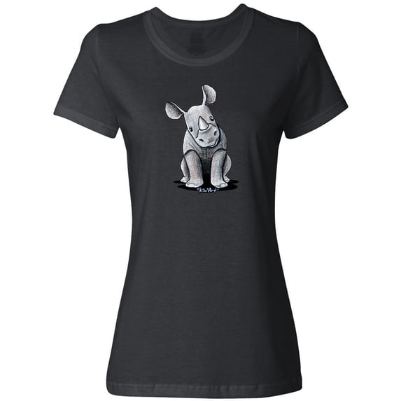 Inktastic Curious Rhinos Women's T-Shirt