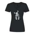 thumbnail image 1 of Inktastic Curious Rhinos Women's V-Neck T-Shirt, 1 of 5