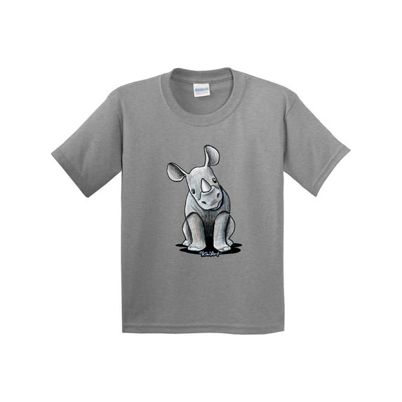Inktastic Curious Rhinos Youth T-Shirt