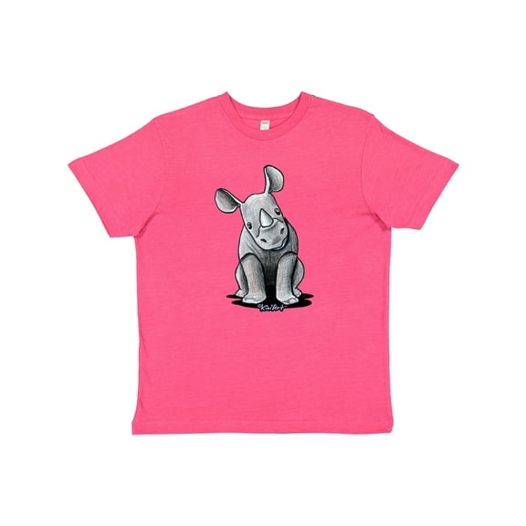 Inktastic Curious Rhinos Youth T-Shirt