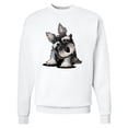 thumbnail image 1 of Inktastic Curious Schnauzer Adult Sweatshirt, 1 of 4