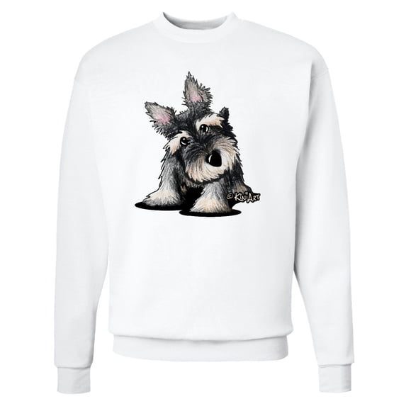 Inktastic Curious Schnauzer Adult Sweatshirt